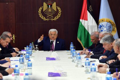 Palestinian President Mahmoud Abbas holds first cabinet meeting